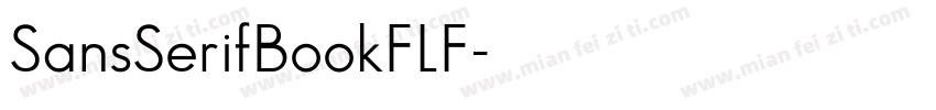 SansSerifBookFLF字体转换