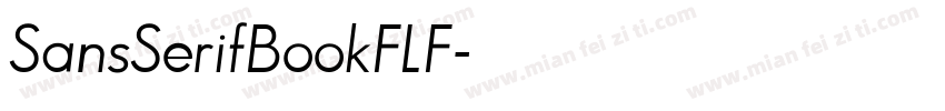 SansSerifBookFLF字体转换
