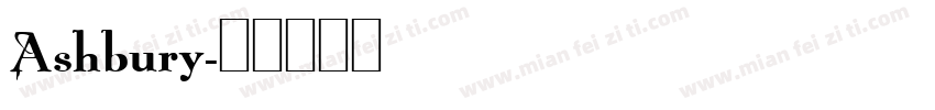 Ashbury字体转换
