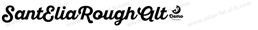 SantEliaRoughAlt字体转换