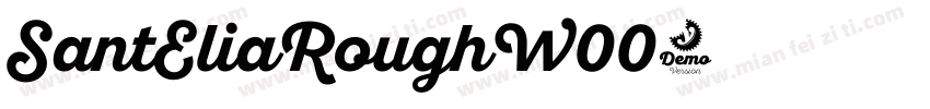 SantEliaRoughW00字体转换