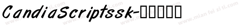 CandiaScriptssk字体转换