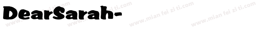 DearSarah字体转换