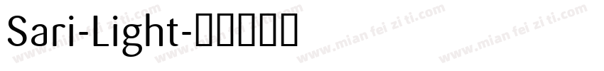 Sari-Light字体转换