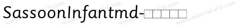 SassoonInfantmd字体转换