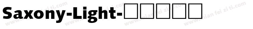 Saxony-Light字体转换