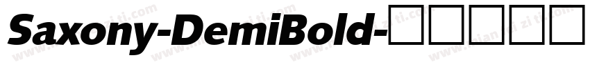 Saxony-DemiBold字体转换