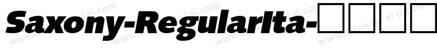 Saxony-RegularIta字体转换