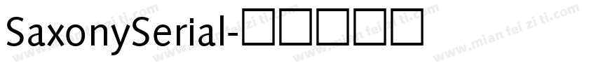 SaxonySerial字体转换