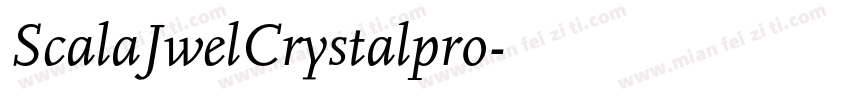 ScalaJwelCrystalpro字体转换