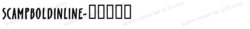 ScampBoldInline字体转换