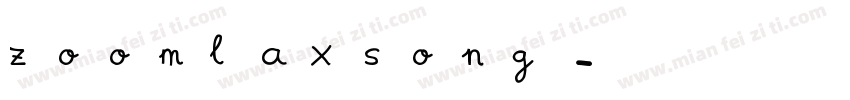 zoomlaxsong字体转换