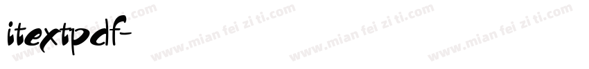 itextpdf字体转换