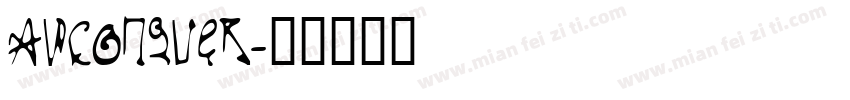 AWconquer字体转换