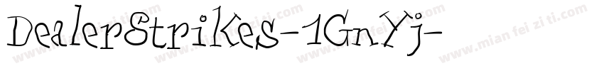 DealerStrikes-1GnYj字体转换
