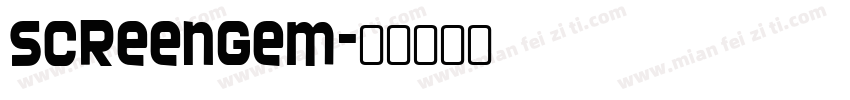 Screengem字体转换