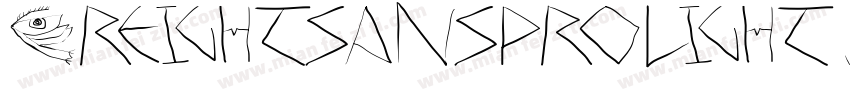 Freightsansprolight字体转换