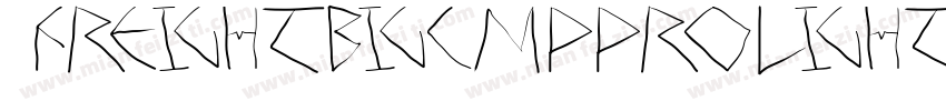 freightbigcmpprolight字体转换