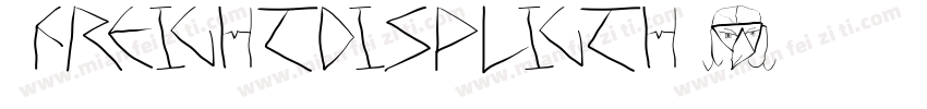 freightdispligth字体转换