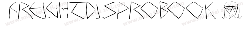 freightdisprobook字体转换