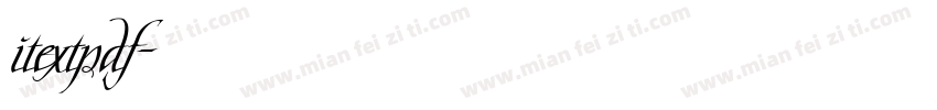 itextpdf字体转换