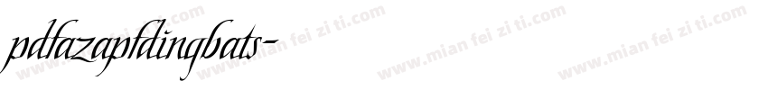 pdfazapfdingbats字体转换
