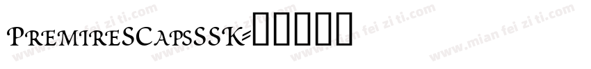 PremireSCapsSSK字体转换