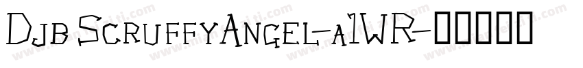 DjbScruffyAngel-a1WR字体转换