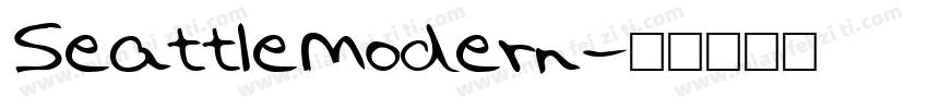 SeattleModern字体转换