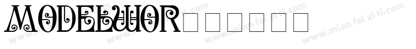 MODELWOR字体转换