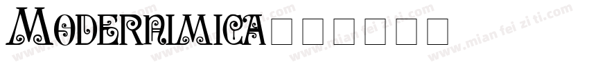 Modernimica字体转换