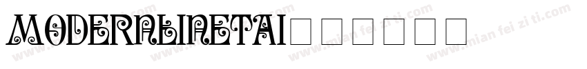 modernlinetai字体转换