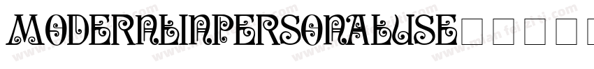 modernlinpersonaluse字体转换