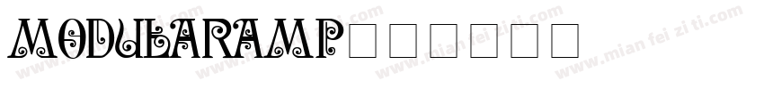modularamp字体转换