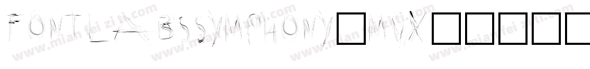FontLabsSymphony-mVX9字体转换