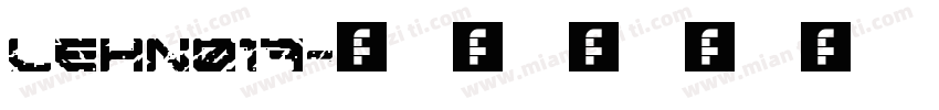 LEHN017字体转换
