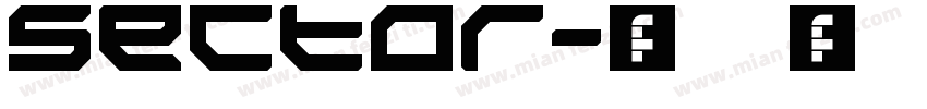 sector字体转换