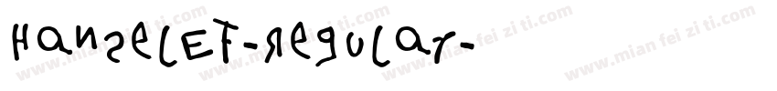 HanselEF-Regular字体转换