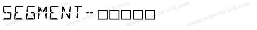 Segment字体转换