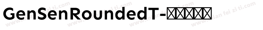 GenSenRoundedT字体转换
