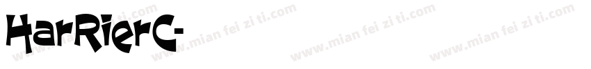 HarRierC字体转换