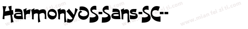Harmony0S-Sans-SC-字体转换