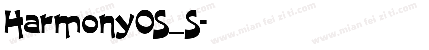 HarmonyOS_S字体转换