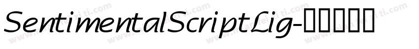 SentimentalScriptLig字体转换
