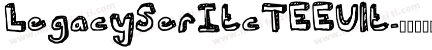 LegacySerItcTEEUlt字体转换