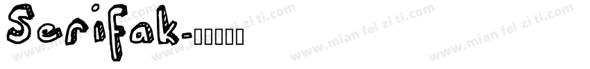 Serifak字体转换