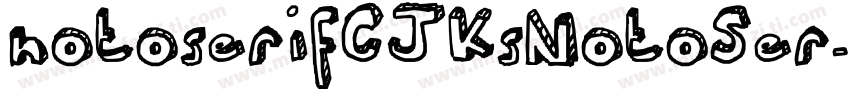 notoserifCJKsNotoSer字体转换