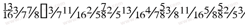 MidlineDemoSansSeri字体转换