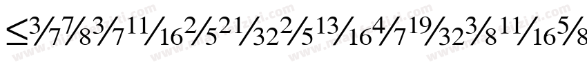 MidlineDemoSansSeri字体转换
