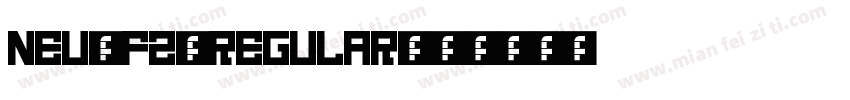 NEU—FZ—Regular字体转换